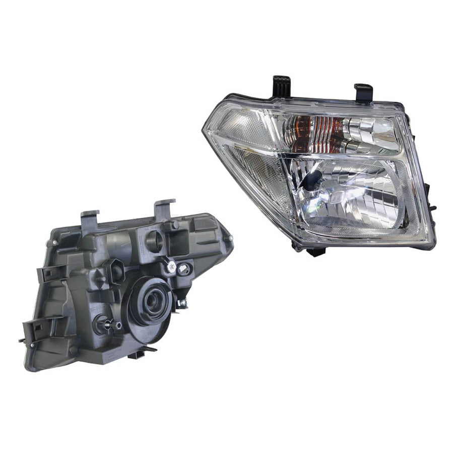 RIGHT HEAD LIGHT TO SUIT NISSAN NAVARA D40M 5/2005–6/2007 & PATHFINDER R51 5/2005–6/2007