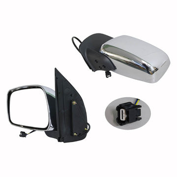 LEFT FRONT DOOR MIRROR TO SUIT NISSAN PATHFINDER R51 WAGON ST-L 5/2005–7/2007