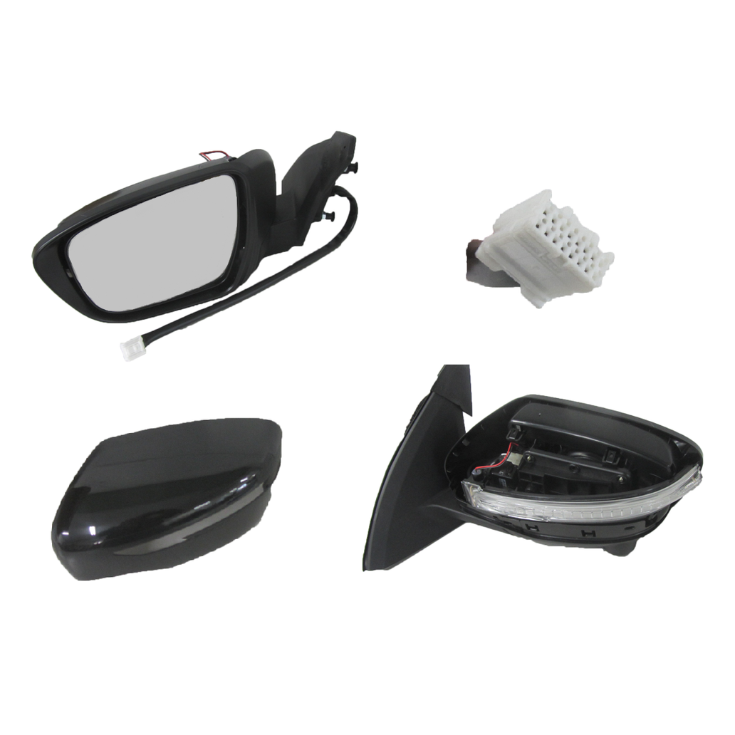 LEFT FRONT DOOR MIRROR TO SUIT NISSAN QASHQAI J11 6/2014–6/2022