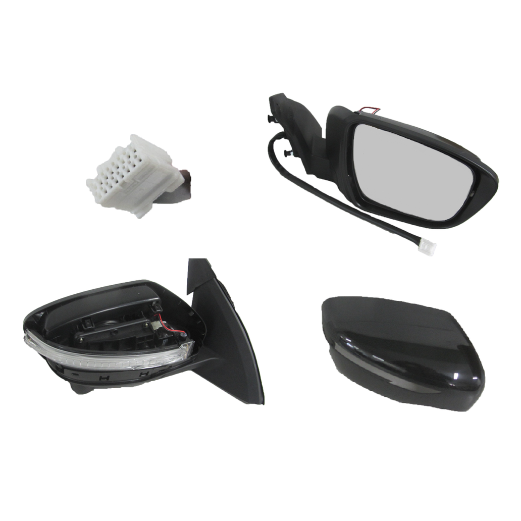 RIGHT FRONT DOOR MIRROR TO SUIT NISSAN QASHQAI J11 6/2014–6/2022