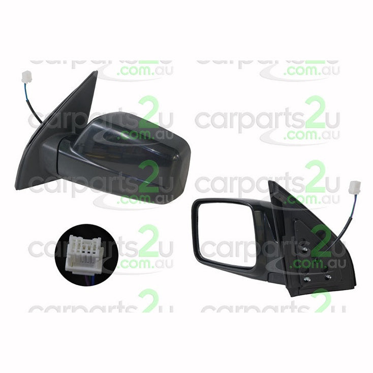 LEFT FRONT DOOR MIRROR TO SUIT NISSAN X-TRAIL T30 WAGON 9/2001–9/2007