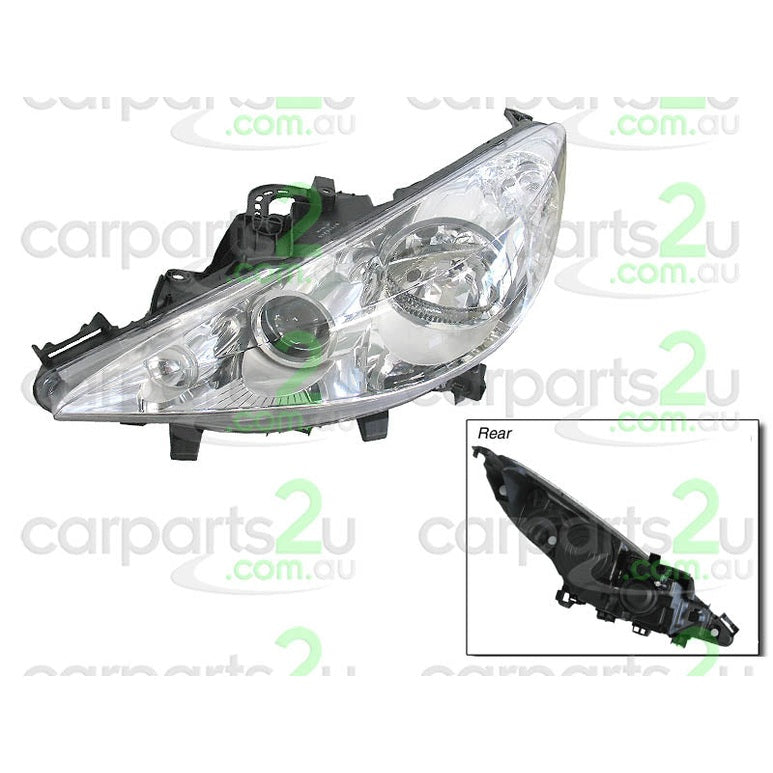 LEFT HEAD LIGHT TO SUIT PEUGEOT 207 A7 7/2007–11/2009