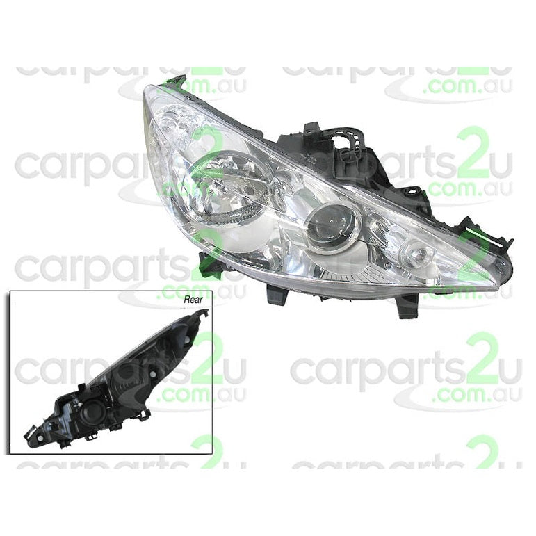 RIGHT HEAD LIGHT TO SUIT PEUGEOT 207 A7 7/2007–11/2009