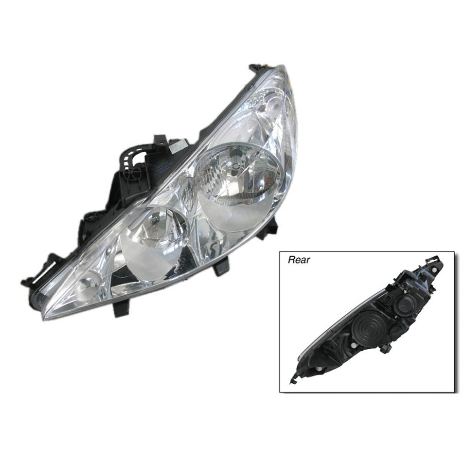 LEFT HEAD LIGHT TO SUIT PEUGEOT 207 A7 7/2007–11/2009