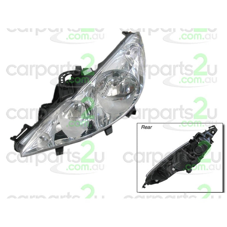 LEFT HEAD LIGHT TO SUIT PEUGEOT 207 A7 7/2007–11/2009