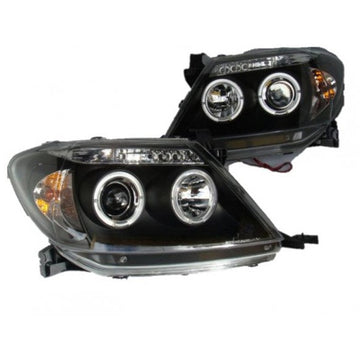 HEAD LIGHTS - PERFORMANCE SET TO SUIT TOYOTA HILUX UTILITY 2/2005–7/2011