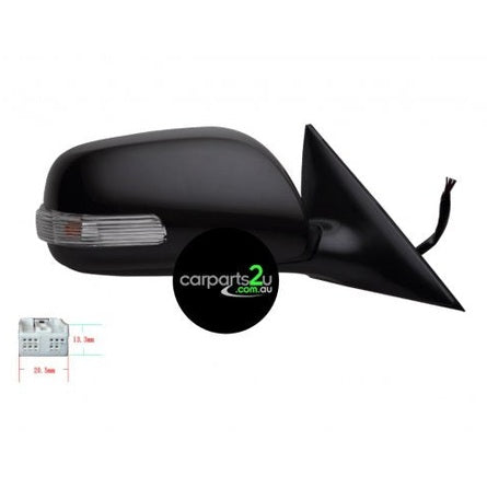 RIGHT FRONT DOOR MIRROR TO SUIT TOYOTA AURION GSV40 SEDAN 10/2006–8/2009