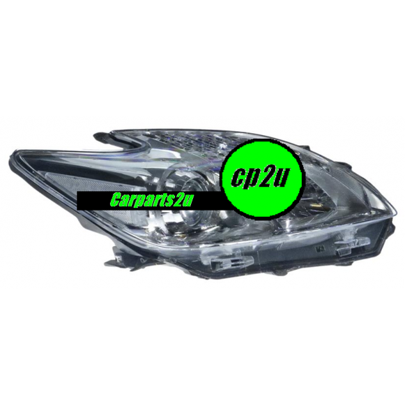 RIGHT HEAD LIGHT TO SUIT TOYOTA PRIUS ZVW30 4/2009–12/2011