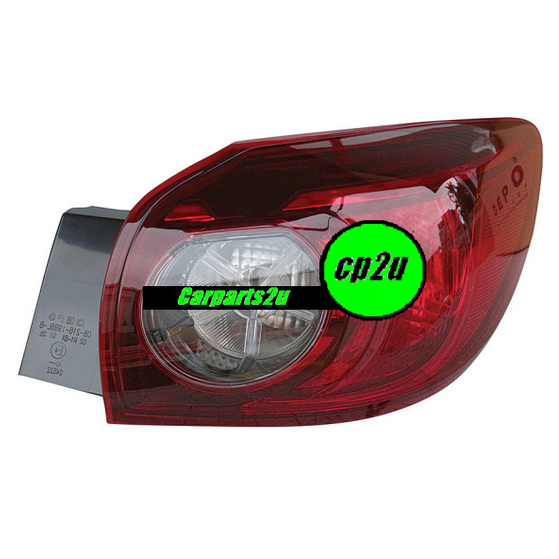 RIGHT TAIL LIGHT TO SUIT MAZDA 3 BN 5 DOOR HATCH NEO MAXX TOURING 8/2016–4/2019