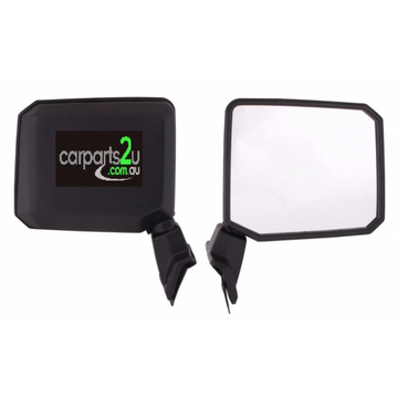 RIGHT FRONT DOOR MIRROR TO SUIT TOYOTA LANDCRUISER 70 SERIES 11/1984–8/1999
