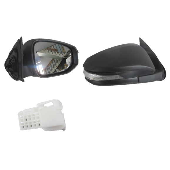 RIGHT FRONT DOOR MIRROR TO SUIT TOYOTA HILUX UTILITY 5/2015–CURRENT