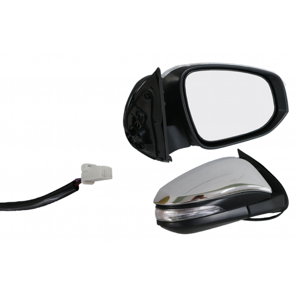 RIGHT FRONT DOOR MIRROR TO SUIT TOYOTA HILUX UTILITY 5/2015–CURRENT