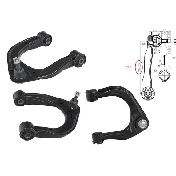 RIGHT FRONT UPPER CONTROL ARM TO SUIT FORD EVEREST UA 10/2015–CURRENT