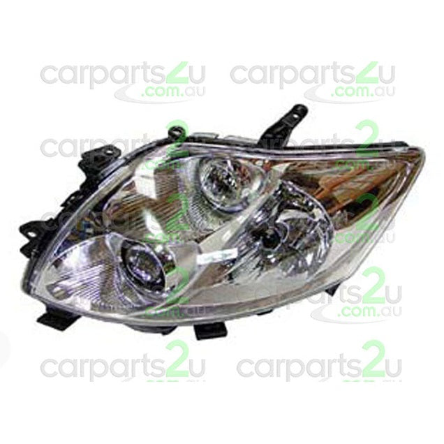 LEFT HEAD LIGHT TO SUIT TOYOTA COROLLA ZRE152 ZRE153 5 DOOR HATCH 3/2007–10/2009