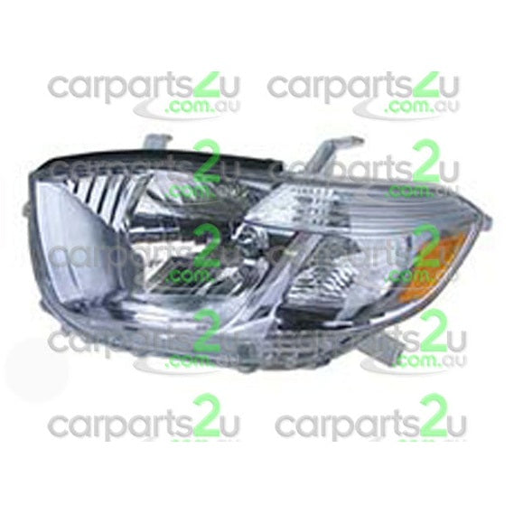 LEFT HEAD LIGHT TO SUIT TOYOTA KLUGER GSU40 GSU45 WAGON KX-S GRANDE 5/2007–7/2010