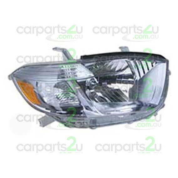 RIGHT HEAD LIGHT TO SUIT TOYOTA KLUGER GSU40 GSU45 WAGON KX-S GRANDE 5/2007–7/2010