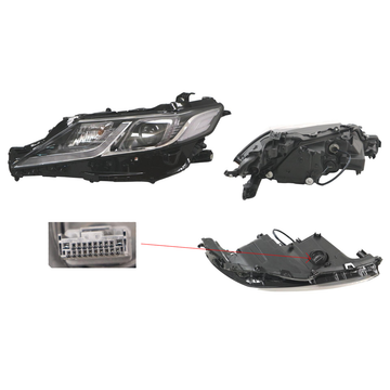 LEFT HEAD LIGHT TO SUIT TOYOTA CAMRY ASV70 9/2017–2/2021