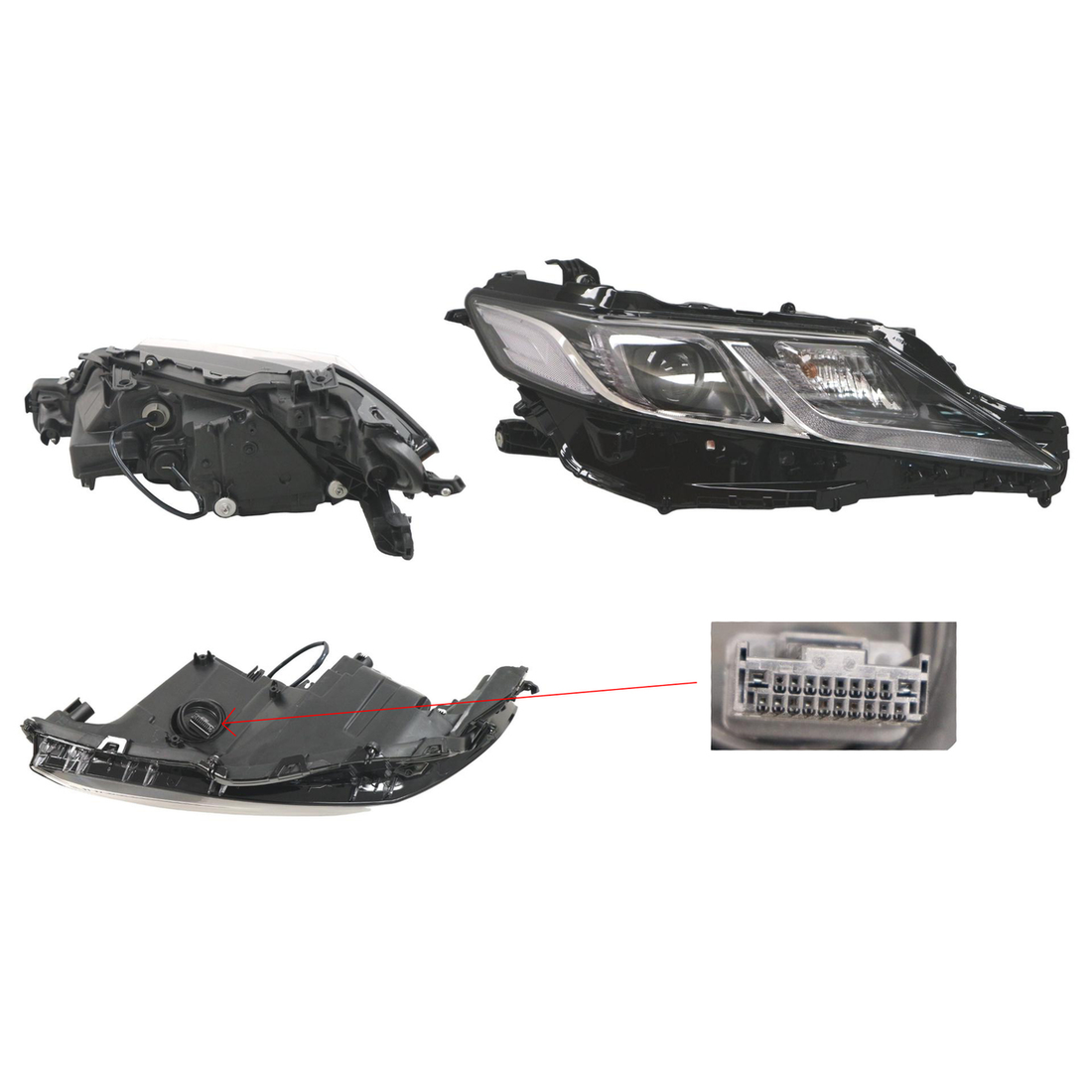 RIGHT HEAD LIGHT TO SUIT TOYOTA CAMRY ASV70 9/2017–2/2021