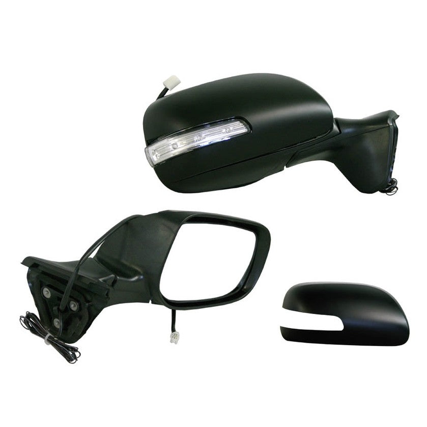 RIGHT FRONT DOOR MIRROR TO SUIT TOYOTA COROLLA ZRE152 ZRE153 5 DOOR HATCH 10/2009–8/2012