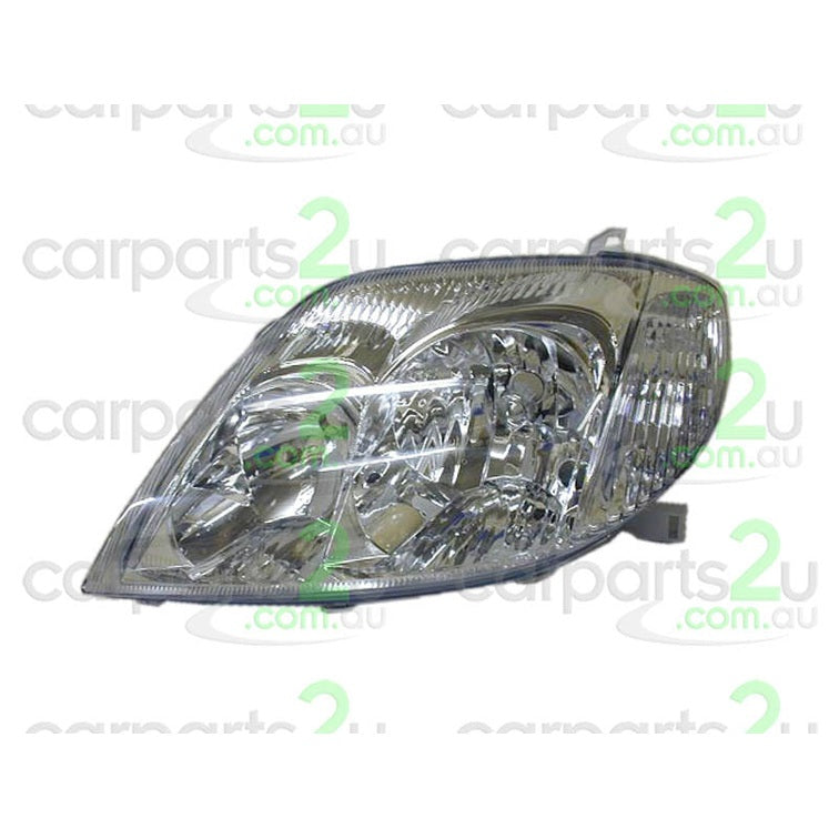 LEFT HEAD LIGHT TO SUIT TOYOTA COROLLA ZZE122 12/2001–4/2004