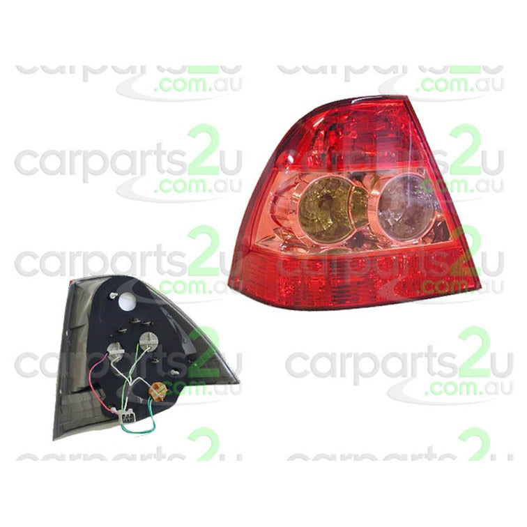 LEFT TAIL LIGHT TO SUIT TOYOTA COROLLA ZZE122 SEDAN 4/2004–3/2007
