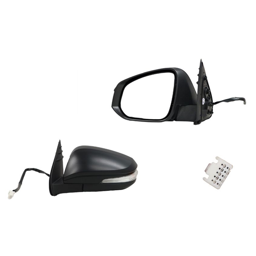 LEFT FRONT DOOR MIRROR TO SUIT TOYOTA HILUX 5/2015–5/2020