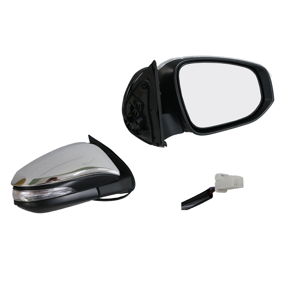 RIGHT FRONT DOOR MIRROR TO SUIT TOYOTA HILUX 5/2015–5/2020