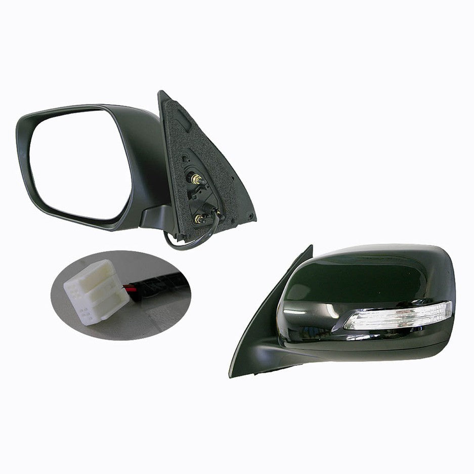 LEFT FRONT DOOR MIRROR TO SUIT TOYOTA PRADO 150 WAGON 8/2009–10/2011