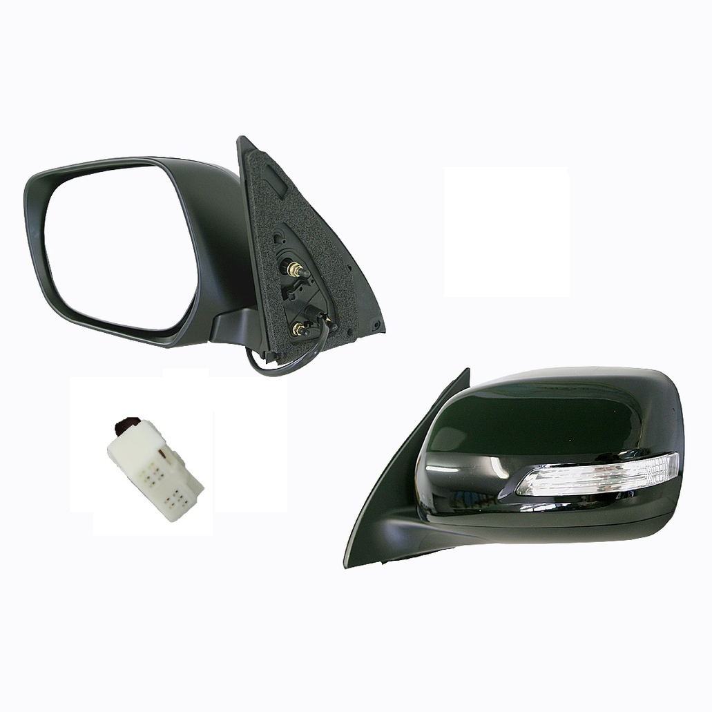 LEFT FRONT DOOR MIRROR TO SUIT TOYOTA PRADO 150 8/2009–8/2013