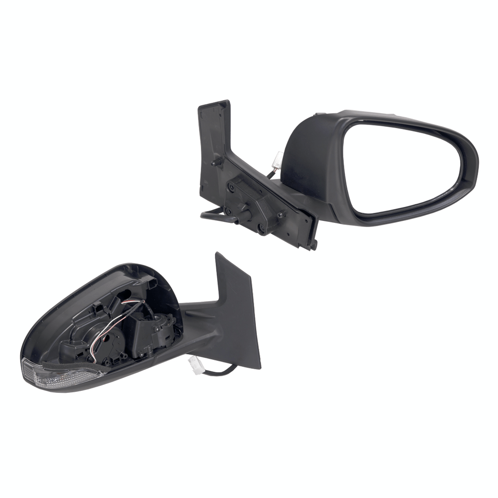 RIGHT FRONT DOOR MIRROR TO SUIT TOYOTA PRIUS C 12/2011–2/2015