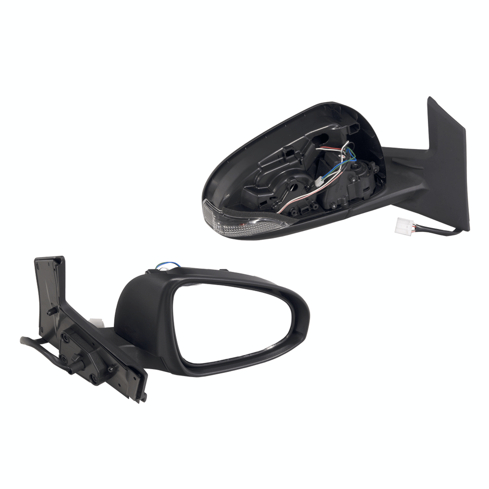 RIGHT FRONT DOOR MIRROR TO SUIT TOYOTA PRIUS C 12/2011–2/2015
