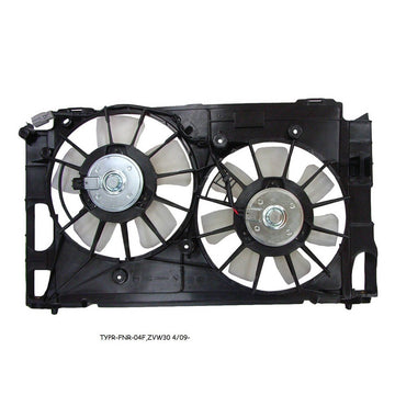 RADIATOR FAN ASSEMBLY TO SUIT TOYOTA PRIUS ZVW30 5 DOOR HATCH 4/2009–2/2016