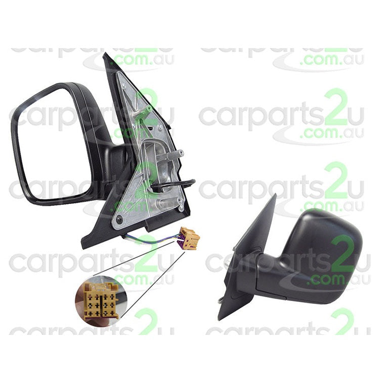 LEFT FRONT DOOR MIRROR TO SUIT VOLKSWAGEN TRANSPORTER T5 VAN 8/2004–9/2009
