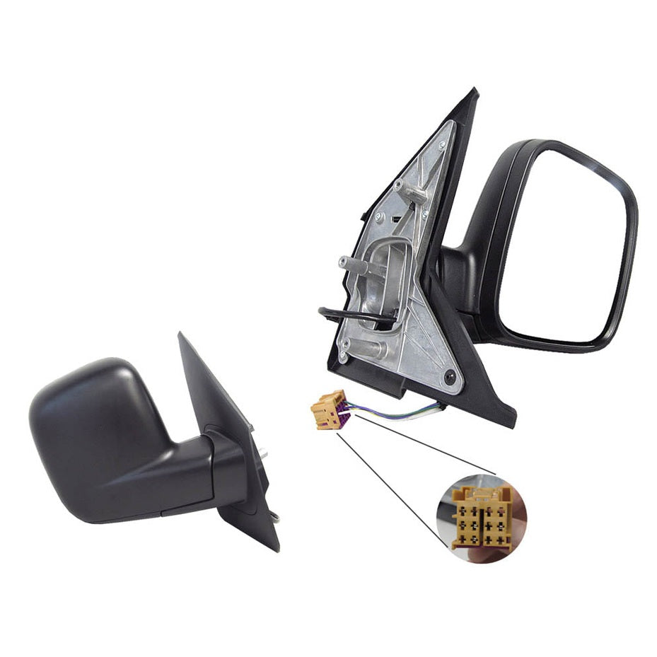 RIGHT FRONT DOOR MIRROR TO SUIT VOLKSWAGEN TRANSPORTER T5 VAN 8/2004–9/2009