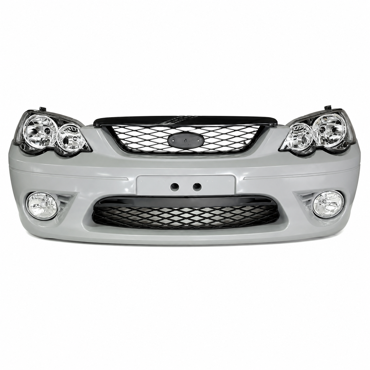 FRONT BUMPER BF XR6 XR8 UPGRADE KIT W/ HEAD LIGHTS TO SUIT FORD FALCON BA/BF MODELS 2002-2008