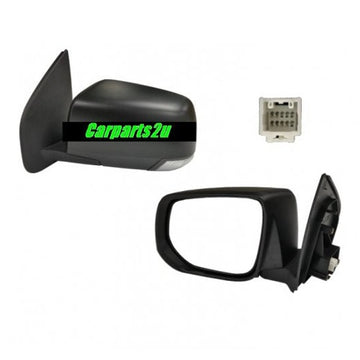 LEFT FRONT DOOR MIRROR TO SUIT ISUZU MU-X SERIES 11/2013–1/2017