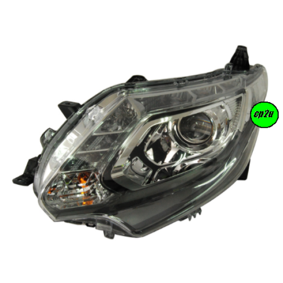 LEFT HEAD LIGHT TO SUIT MITSUBISHI TRITON MQ UTILITY GLS EXCEED 10/2016–10/2018