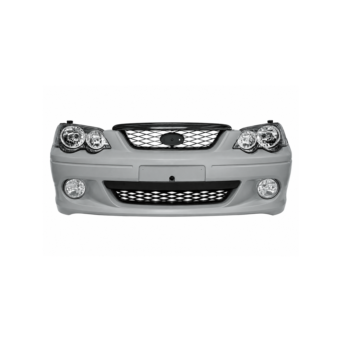 FRONT BUMPER BA XR6 XR8 UPGRADE KIT W/ HEAD LIGHTS TO SUIT FORD FALCON BA/BF MODELS 2002-2008