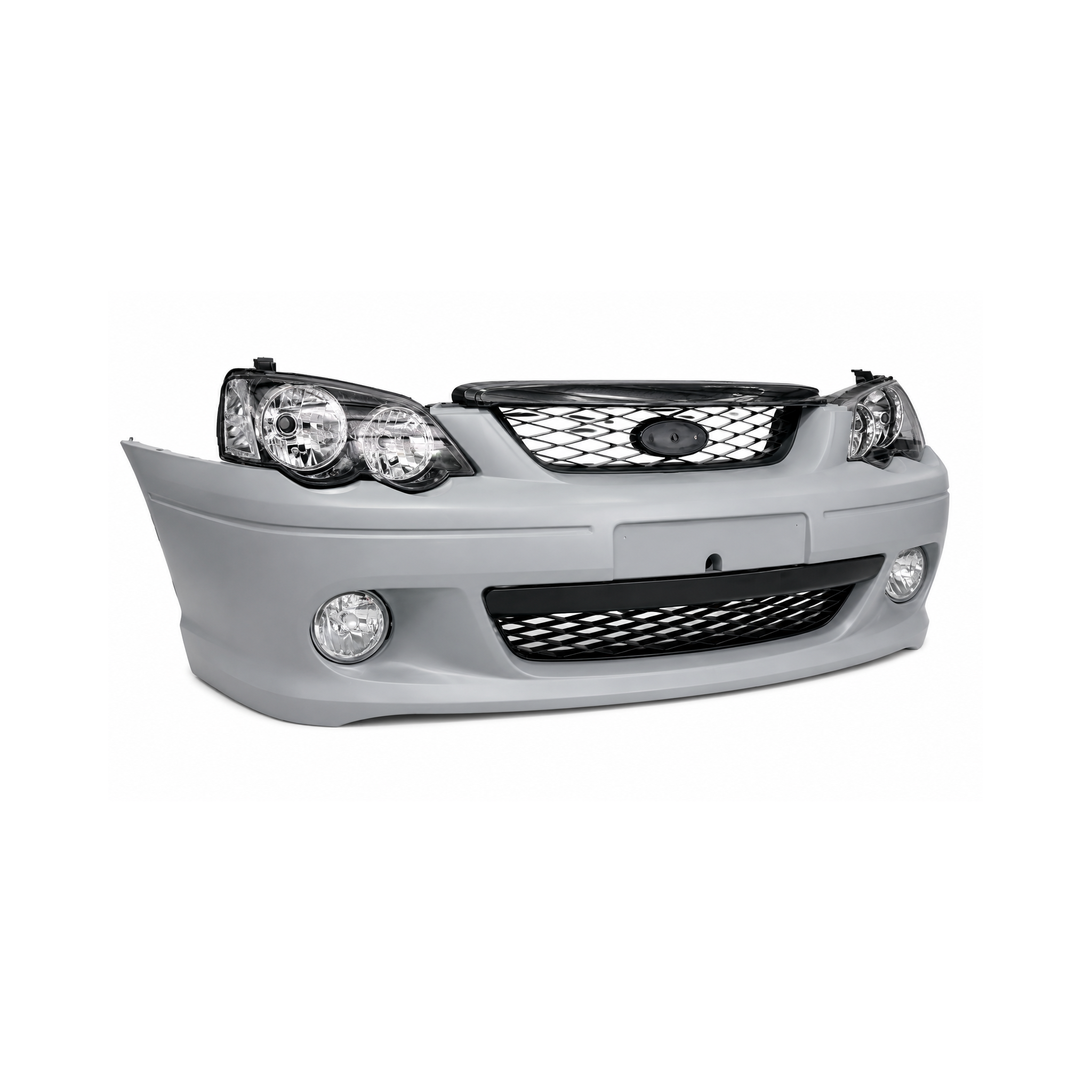 FRONT BUMPER XR6 XR8 UPGRADE KIT W/ HEAD LIGHTS TO SUIT FORD FALCON BA/BF MODELS 2002-2008