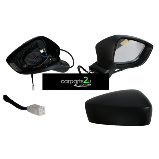 RIGHT FRONT DOOR MIRROR TO SUIT MAZDA 2 DJ 5 DOOR HATCH 10/2014–9/2019